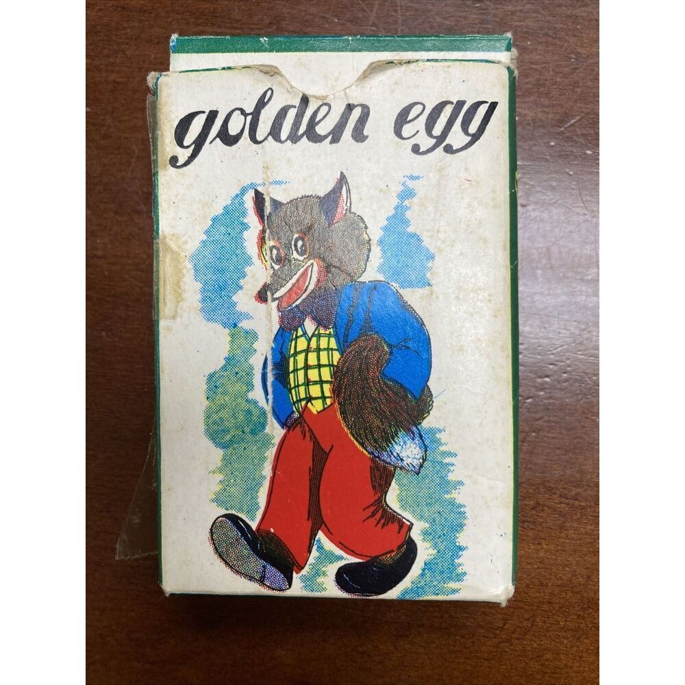 Vintage 1960's Golden Egg ‎ Card Game in box Made in Hong Kong